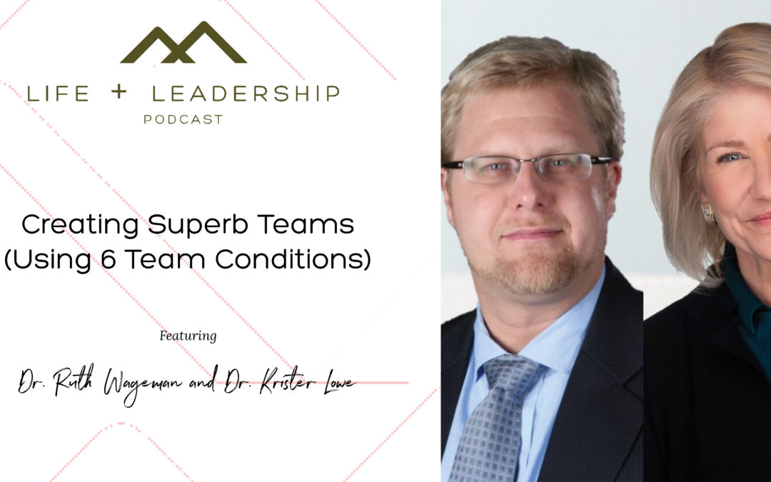 Creating Superb Teams (Using 6 Team Conditions), with Dr. Ruth Wageman and Dr. Krister Lowe